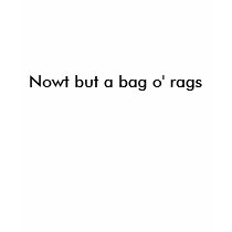 Nowt but a bag o' rags t-shirts