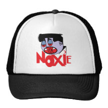 Noxie el vampiro amistoso gorros bordados