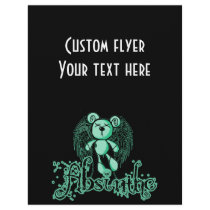 NOXIOUS TEDDY - Absinthe The Green Fairy Flyers