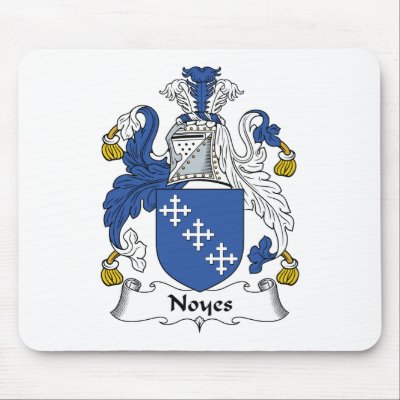 Noyes Family Crest Mouse Pad Noyes Family Crest Mouse Pad
