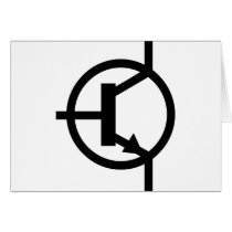 NPNTransistor Greeting Card