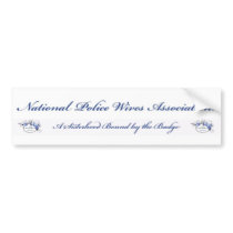 NPWA Bumpersticker by tx_deputyswife NPWA Bumpersticker