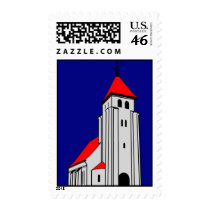 Nr. Bjert Kirke - North Bjert Church stamps