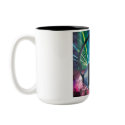 NRG DJ Two-Tone Mug by UniqueStyles NRG DJ Two-Tone Mug