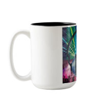 NRG DJ Two-Tone Mug by UniqueStyles NRG DJ Two-Tone Mug