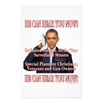 NSA We Did Not Consent Customized Stationery