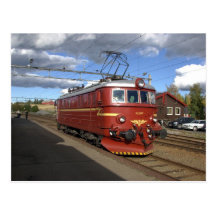 NSB veteran El 11 at Eina st., Norway Postcards