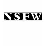 NSFW LABEL White tee wm