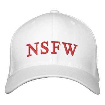 NSFW Red HOT CUSTOMIZE IT Baseball Cap by twitterfunny