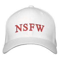NSFW Red HOT CUSTOMIZE IT embroidered hats