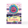 nster Flower Birthday Card