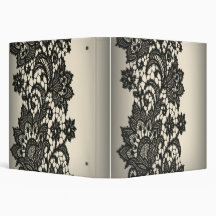 ntage black Lace beige Paris Fashion Binders