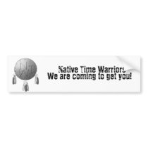 ntwlogowfeathers4 copy, We are coming to get yo... bumper stickers by Magneto701 ntwlogowfeathers4 copy, We are coming to get yo... bumper stickers