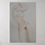 Nu feminino posters