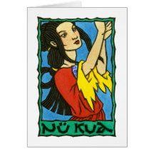 Nü Kua Greeting Card