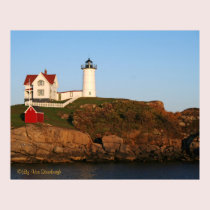 Nubble Light at Sunset Print