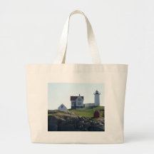 Nubble Lighthouse Canvas Bag