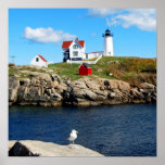 Nubble Lighthouse, Cape Neddick, Maine posters