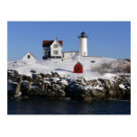 Nubble Lighthouse in Winter Post Cards