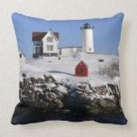 Nubbles Lighthouse American MoJo Pillow
