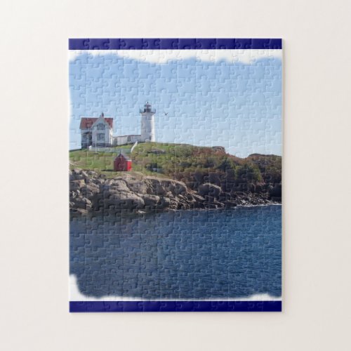 Nubbles Lighthouse, Maine puzzle