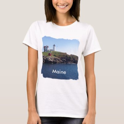 Nubbles Lighthouse-Maine t-shirts