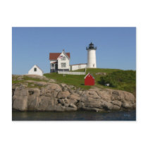 Nubbles Lighthouse- New England Post Card