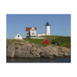 Nubbles Lighthouse- New England Post Card