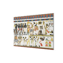 Nubian chiefs bringing presents gallery wrap canvas