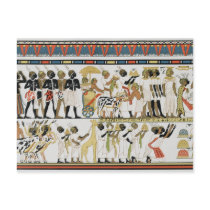 Nubian chiefs bringing presents post card
