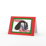 Nubian Goat Holiday Christmas cards