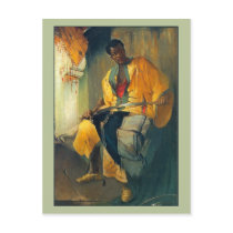Nubian Man by Franciszek Zmurko Postcard