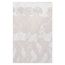 Nubian Mercenaries By Maler Der Grabkammer Des Zen Stationery Paper