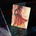 Nubian Sister Belly Dancer cards by LacyChenault Nubian Sister Belly Dancer cards