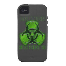 Nuclear Biohazard Caution Sign Case For The iPhone 4