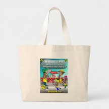 Nuclear Bricks Tote Bags