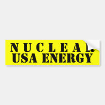 NUCLEAR BUMPER STICKER