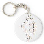 nuclear chain reaction - transparent key chain