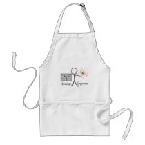 Nuclear Engineer Gifts--Stick People Humor Apron