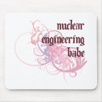 Nuclear Engineering Babe mousepads by busybees Nuclear Engineering Babe mousepads