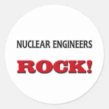 Nuclear Engineers Rock Stickers