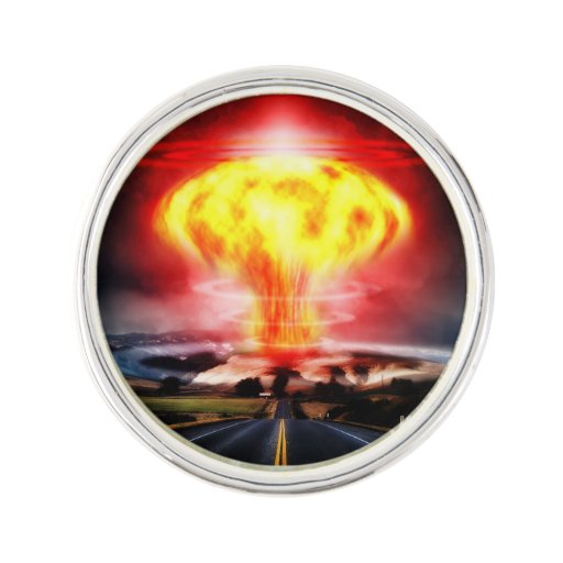 Nuclear Explosion Pin Zazzle