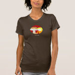Nuclear Girl with Custom Text T-shirt