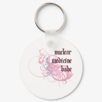 Nuclear Medicine Babe keychains
