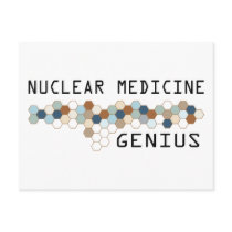 Nuclear Medicine Genius postcards
