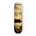 Nuclear Power Lines skateboards by revwrite Nuclear Power Lines skateboards