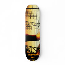 Nuclear Power Lines skateboards by revwrite Nuclear Power Lines skateboards