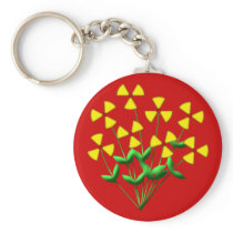 Nuclear power nuclear power flowers plants flowers key chain