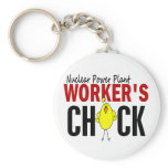 NUCLEAR POWER PLANT WORKER’S CHICK KEY CHAIN