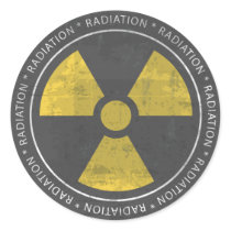 Nuclear - Radiation Sign Sticker